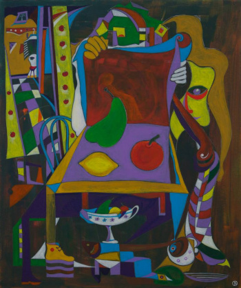 Small Chair with Fruits